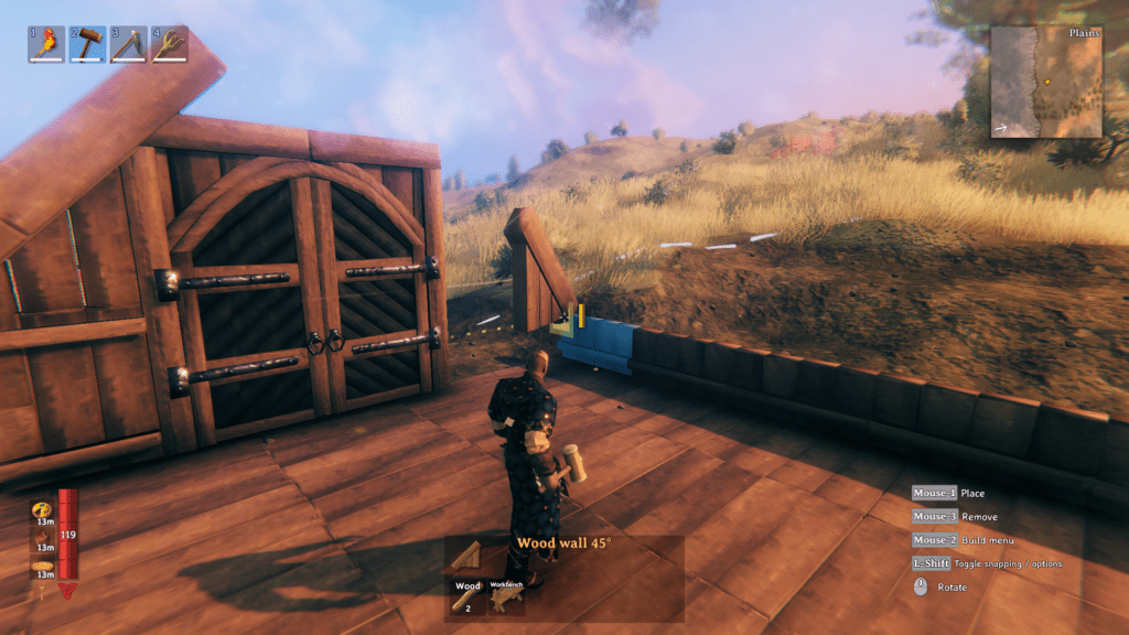 Valheim base co-op construção