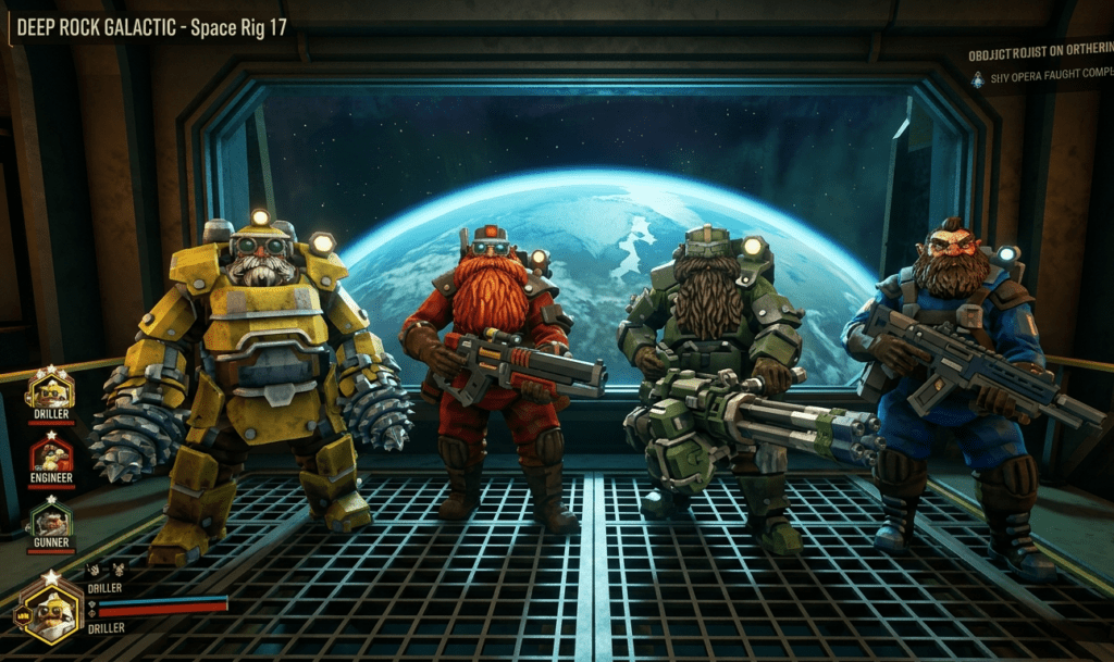 Deep Rock Galactic classes guia iniciantes 2026