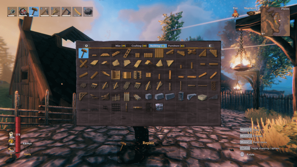 Valheim construção base co-op mods