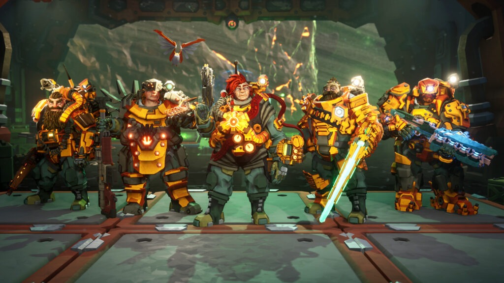 Deep Rock Galactic Rogue Core 5 classes seleção