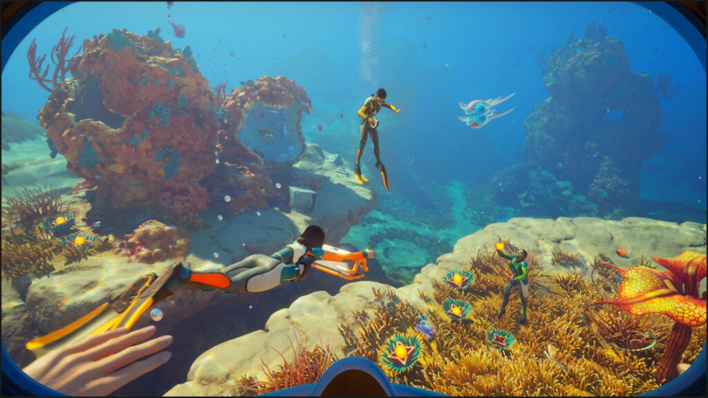 Subnautica 2 co-op multiplayer 4 jogadores