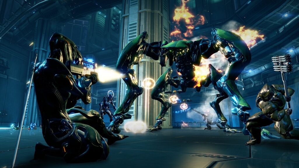Warframe co-op gratuito Steam looter shooter